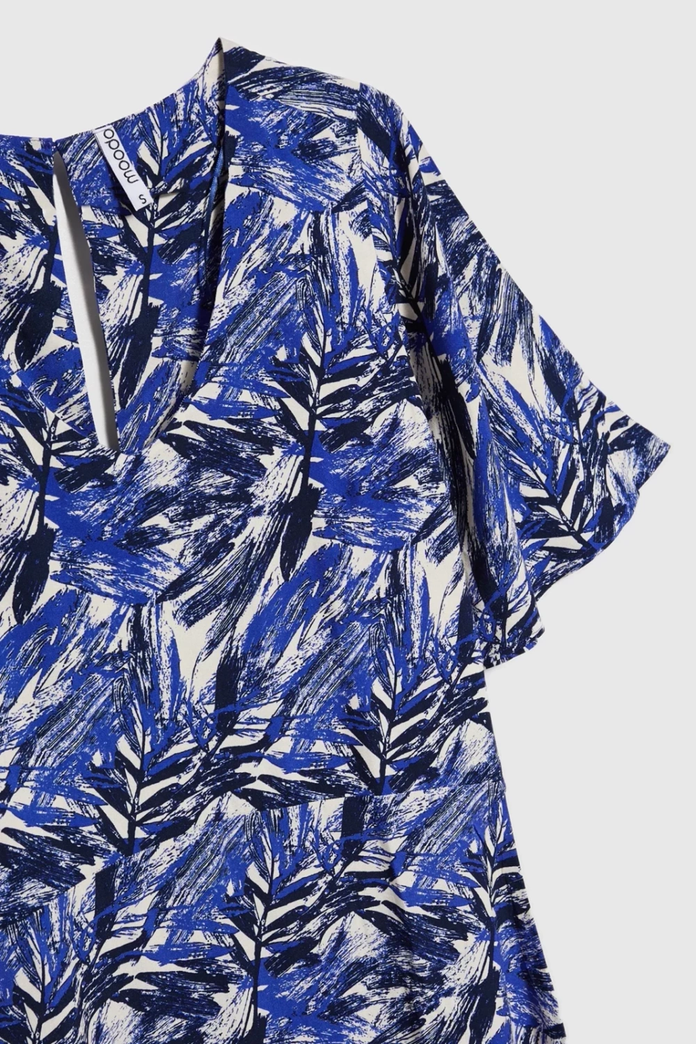 Marisse Navy Blue Viscose Midi Dress
