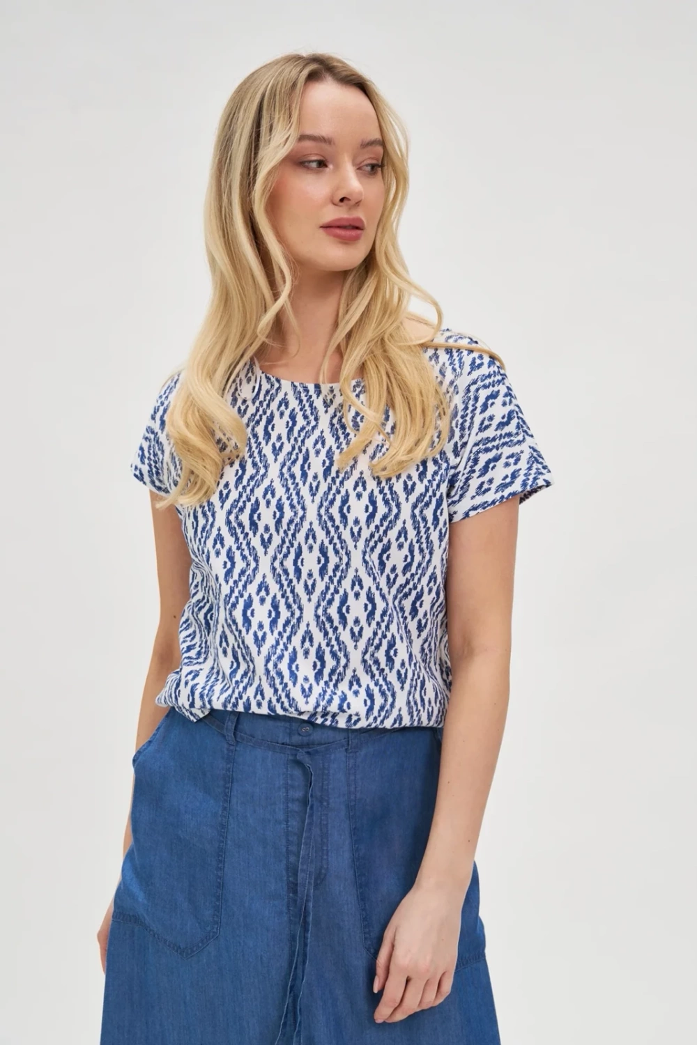 Marisse Women's T-Shirt L-Ts-4712 White