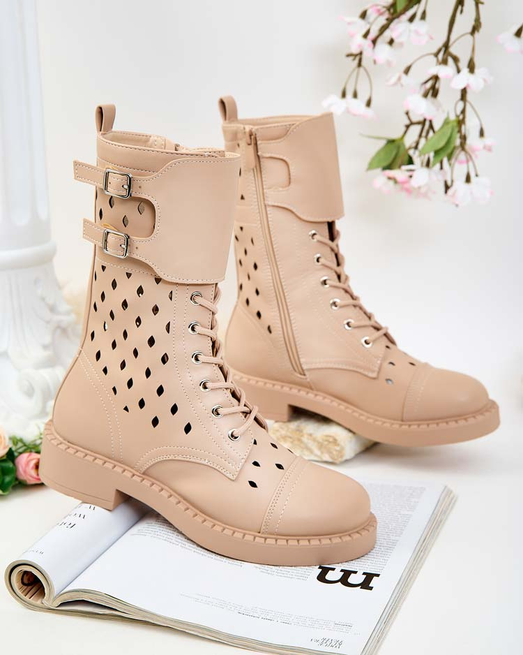 Resti Women&#039;s openwork lace-up boots Belsel