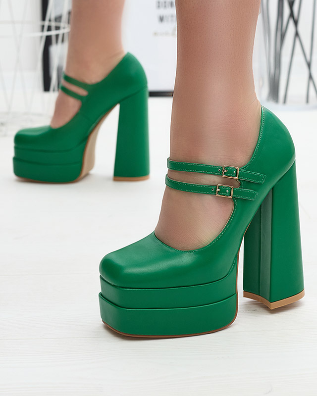 Resti Green women&#039;s high stiletto pumps Edisa - Footwear