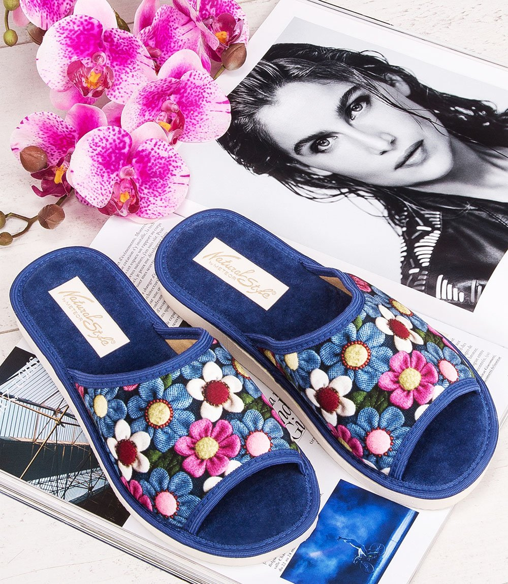 Дамски чехли Natural Style NS-049 сини