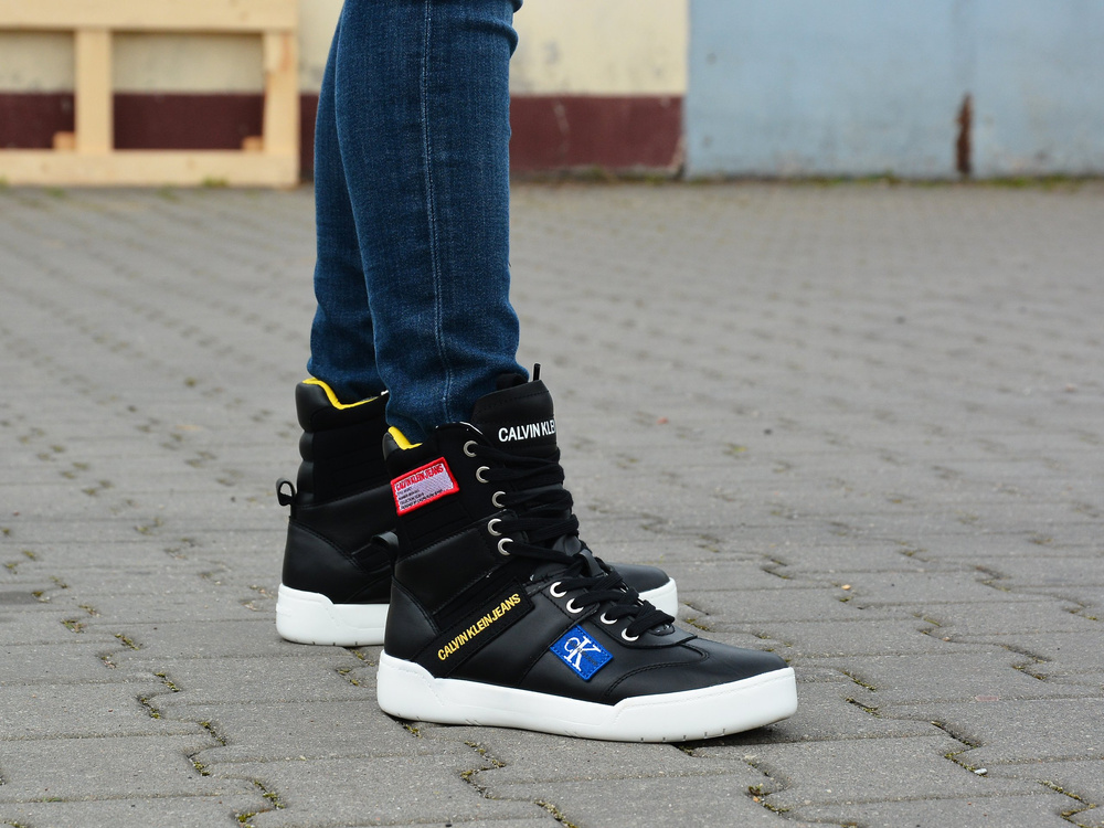 Calvin Klein - Čižmy Niva Black