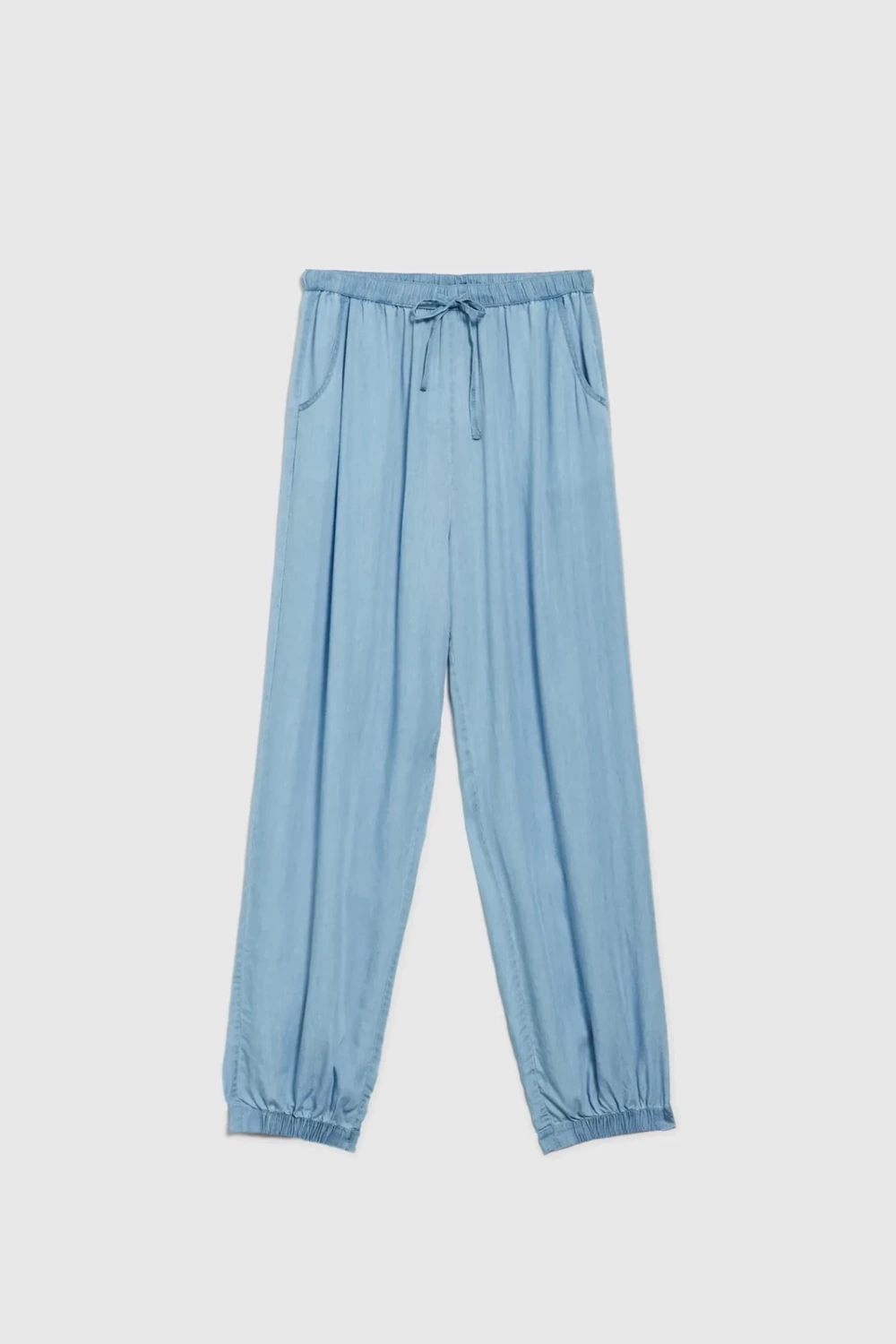 Marisse Women's Trousers L-Sp-4620 Blue