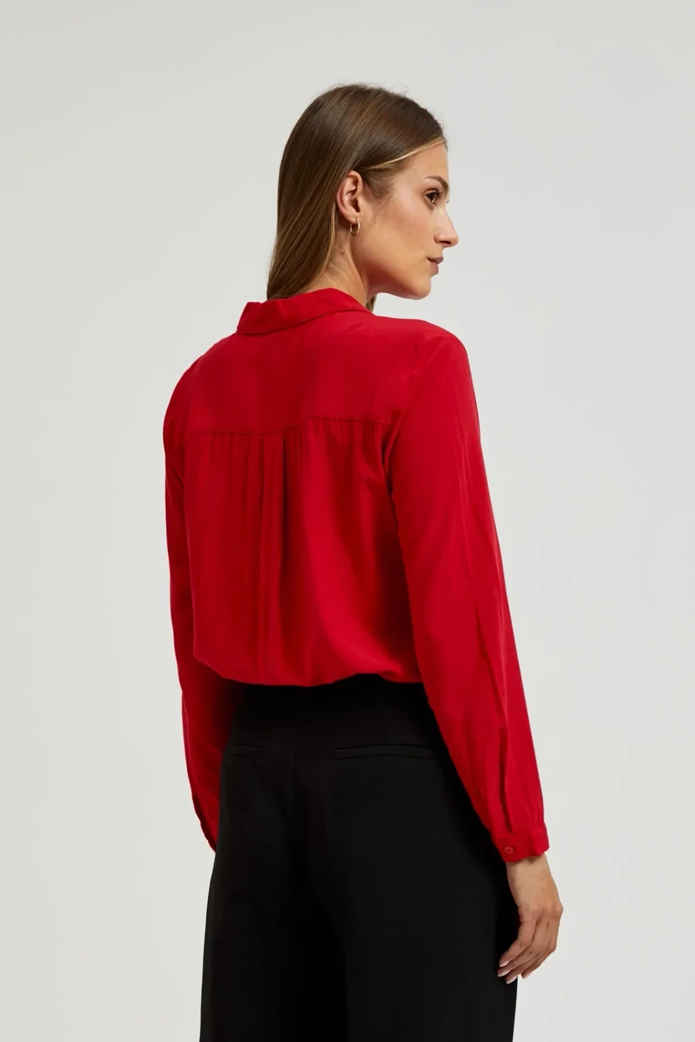 Marisse Women's Shirt L-Ko-4600 Red