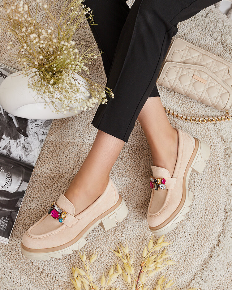 Resti Mokassins with colorful stones Sariner