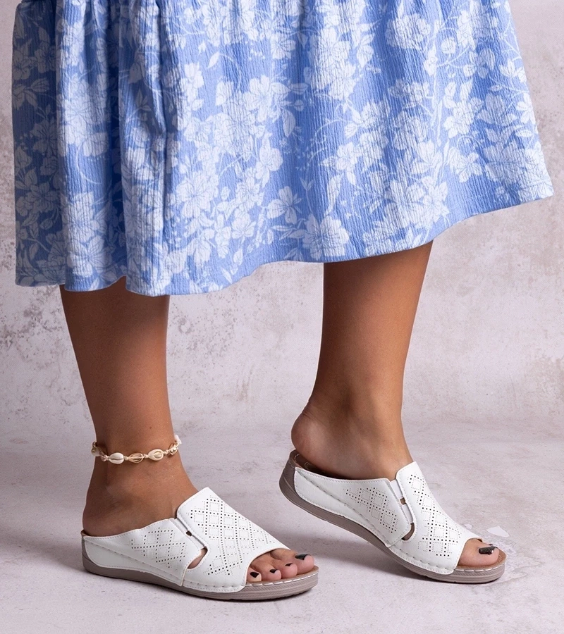 Gemre Papuci Maroun perforați albi