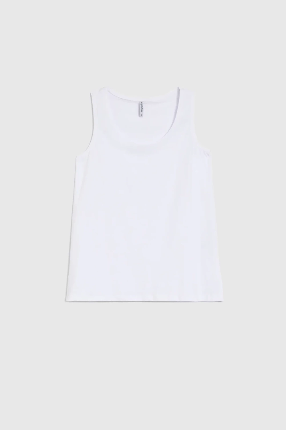 Marisse White Cotton Top