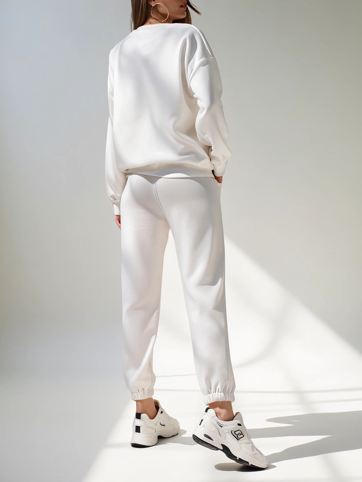 Resti Women's viscose set with a flower