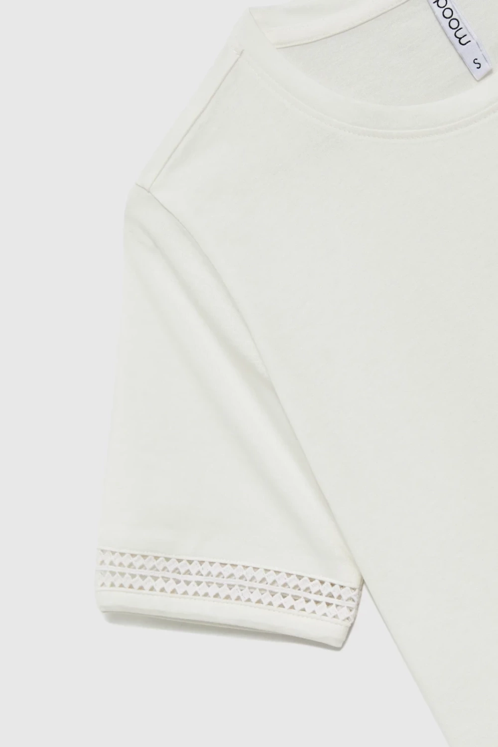 Marisse White Short-Sleeved Blouse