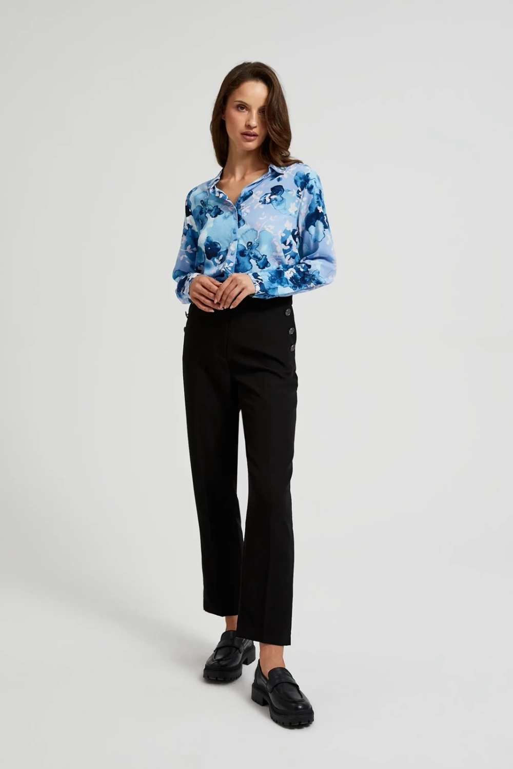 Marisse Women's Shirt Z-Ko-4539 Navy