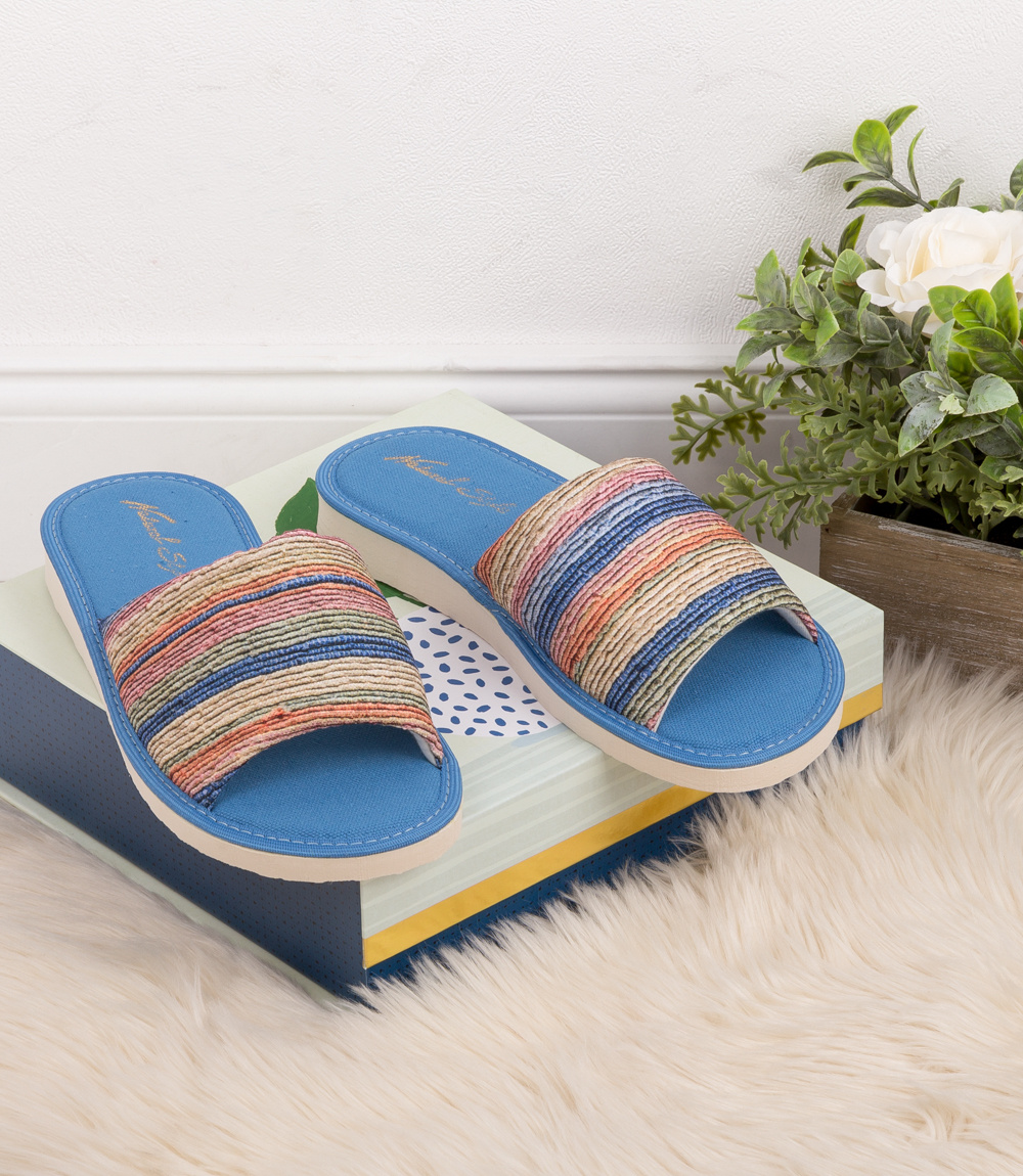 Дамски чехли Natural Style NS-034 сини