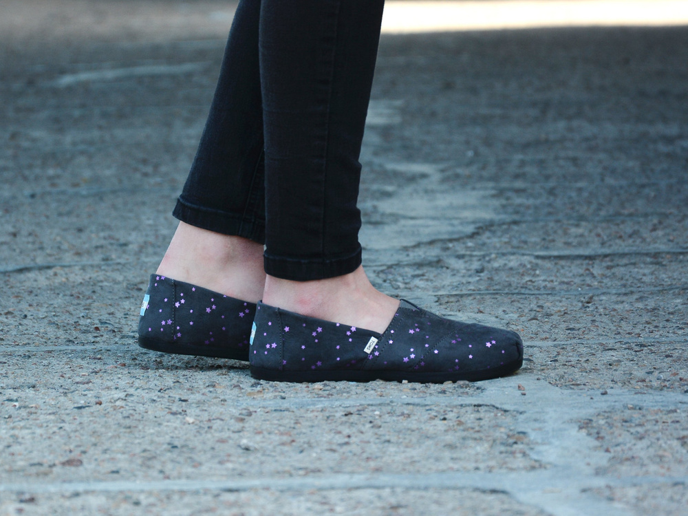 Toms Classic espadrilky - modrá/fialová