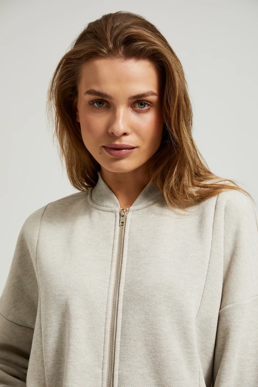 Marisse Women&#039;s Sweatshirt Z-Bl-4502 L.Beige Mel