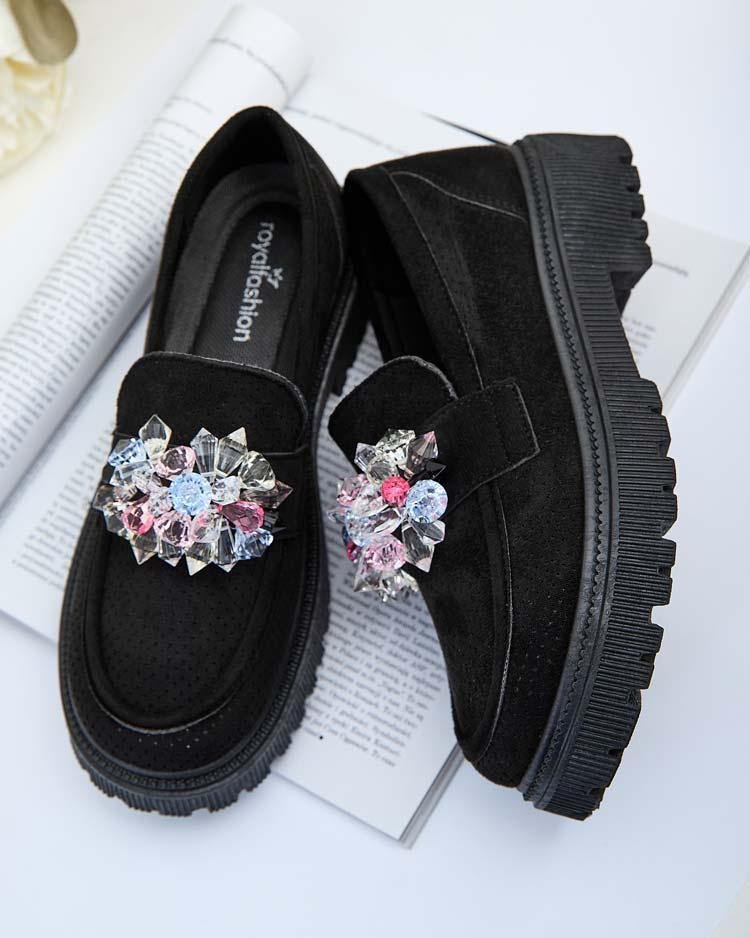 Resti Women&#039;s moccasins with colorful beads Karonia