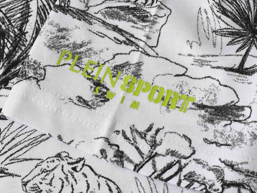PLEIN SPORT - Tričko biele