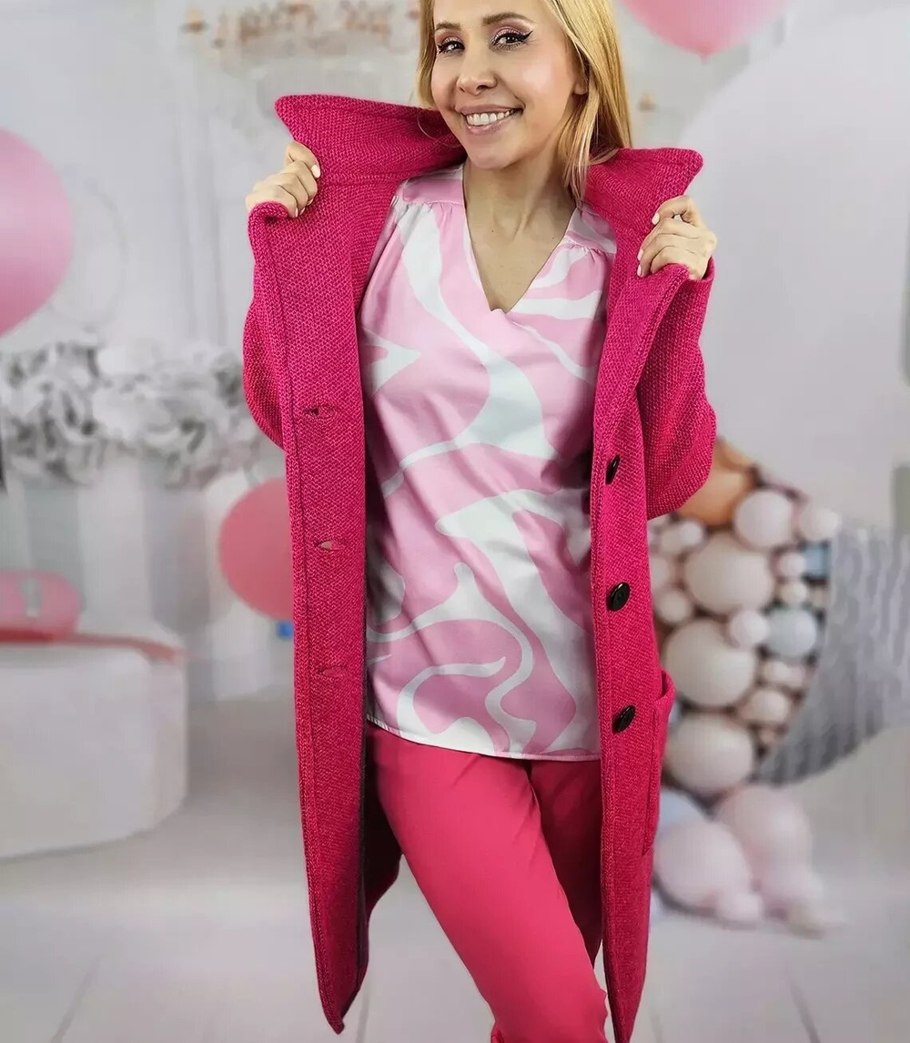 Pri Knitted Transition Coat Cardigan Sweater