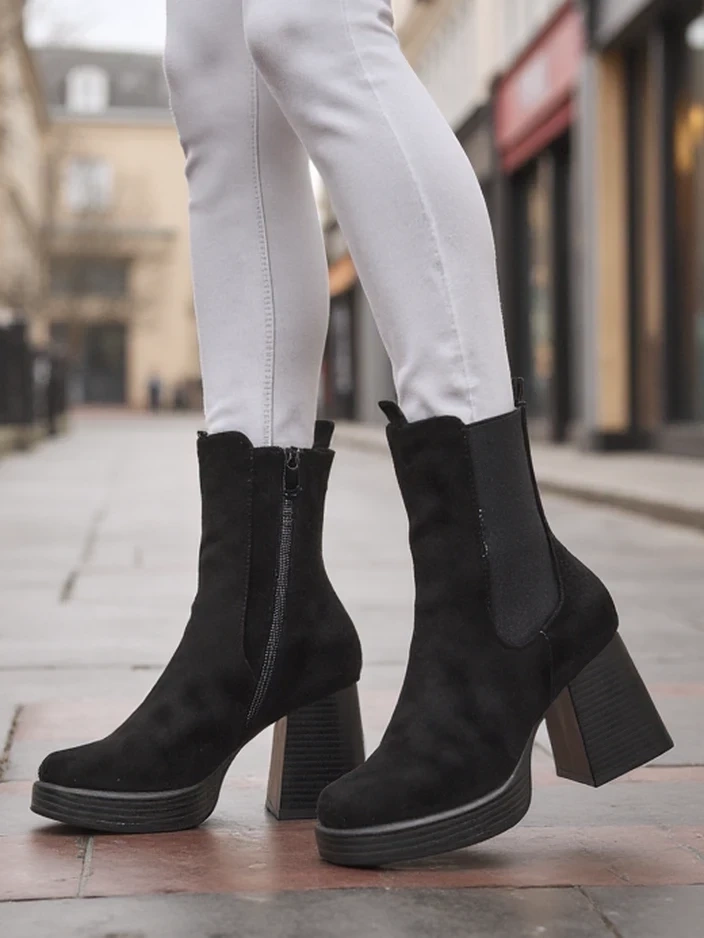 Resti Women&#039;s ankle boots with a block heel Miezo