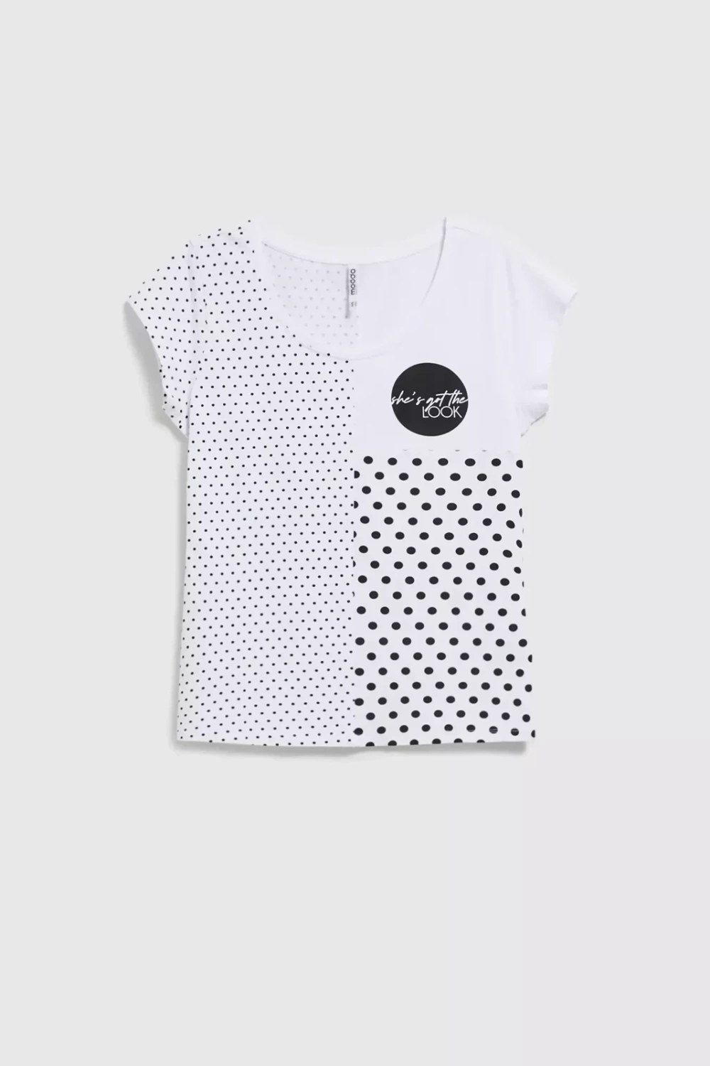 Women's T-shirt with dots MOODO