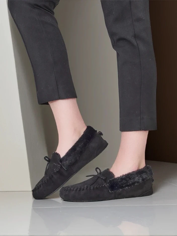 Resti Women's moccasins with fur Ahtikes