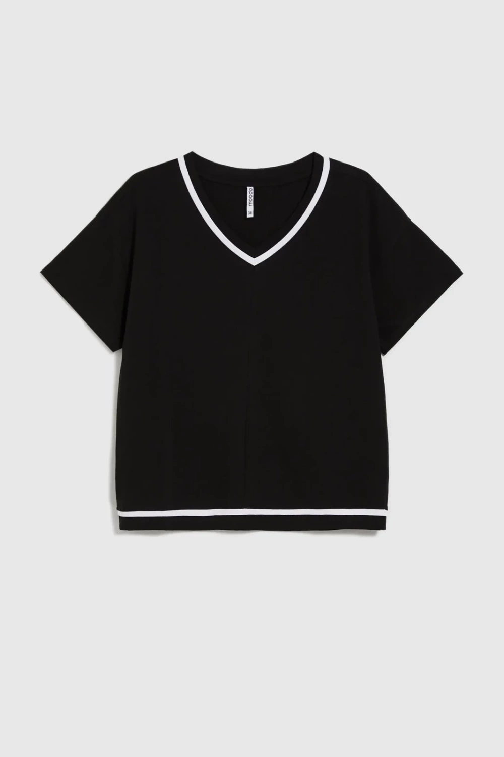 Marisse Women's T-Shirt L-Ts-4753 Black