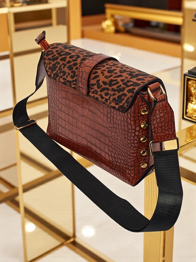 Resti Patent Small Women's Faux Leather Handbag Panthere Mist