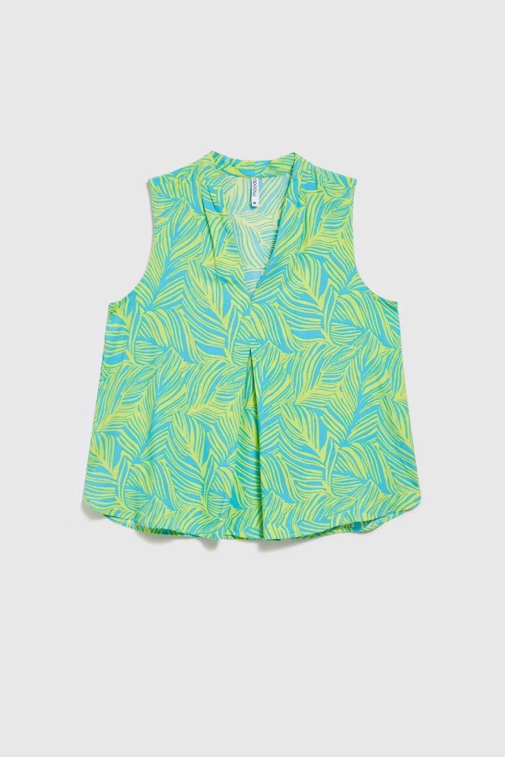 Women's blouse with neckline MOODO - colorful