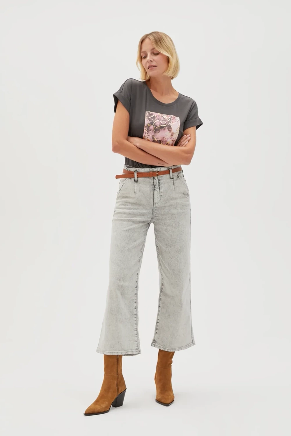 Marisse Women&#039;s Jeans L-Je-4607 Grey