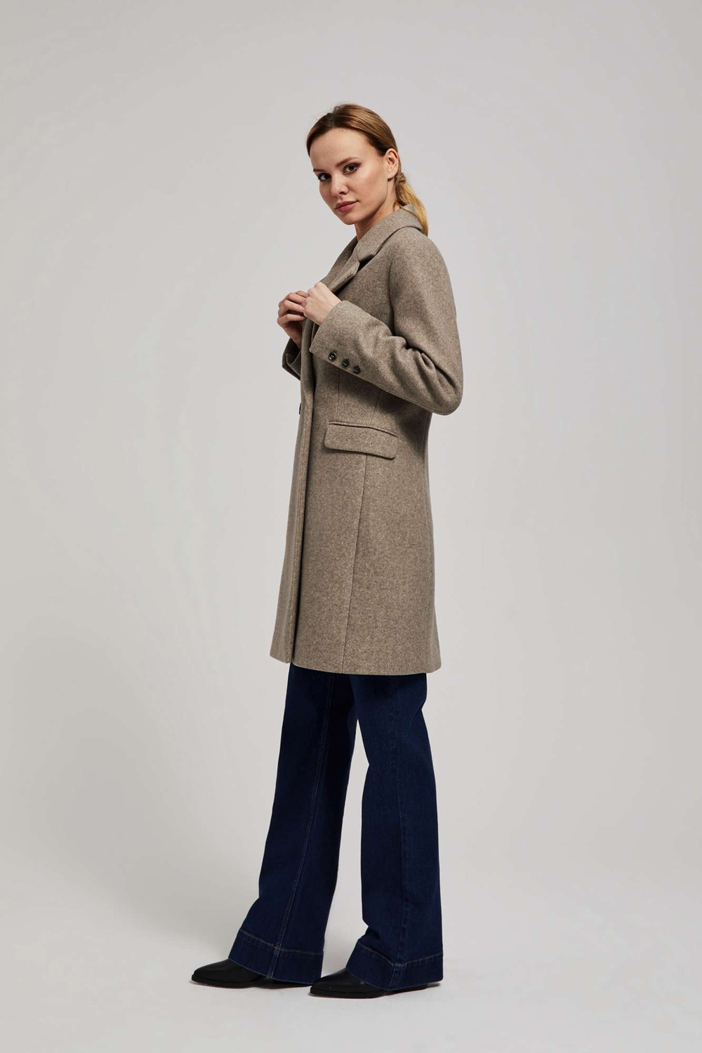 Marisse Double-Breasted Coat