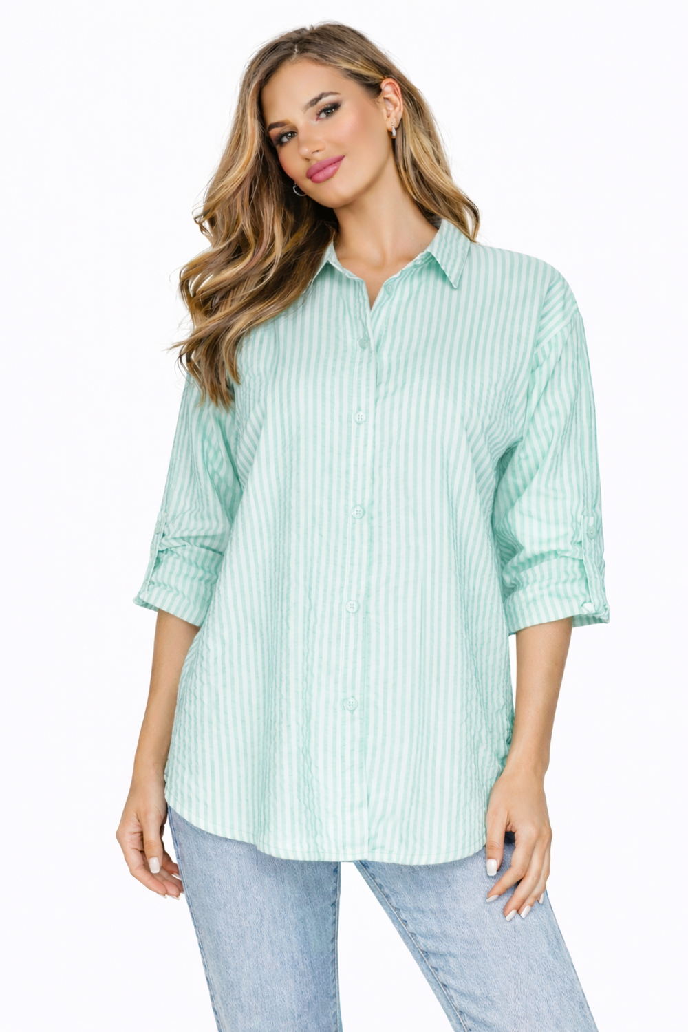 Ментовозелен часовник FASHION ID8849