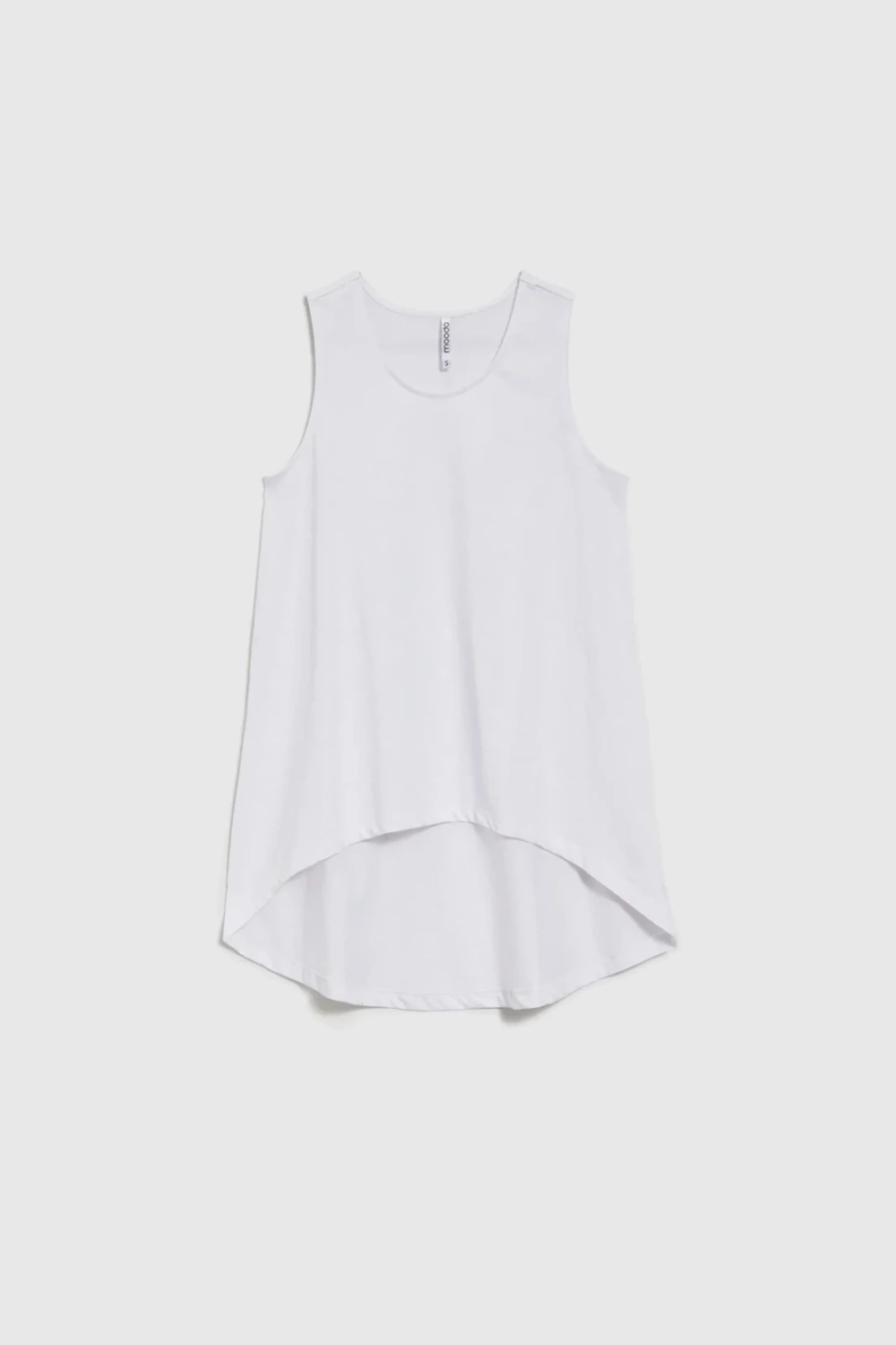 Marisse Asymmetrical White Top