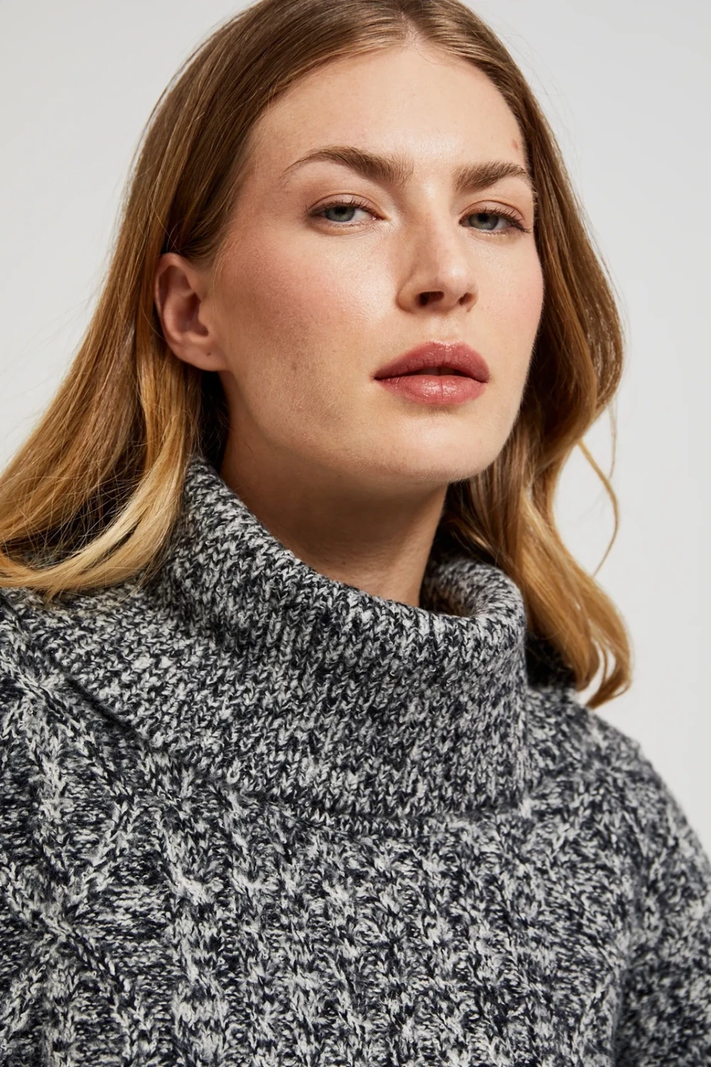 Marisse Women&#039;s Sweater Z-Sw-4545 Black Mel