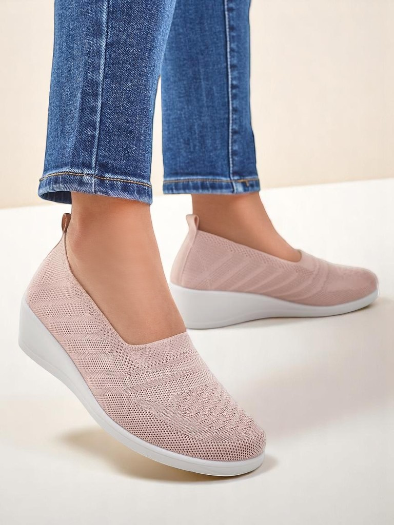 Resti Women&#039;s moccasins on a low wedge Epoles