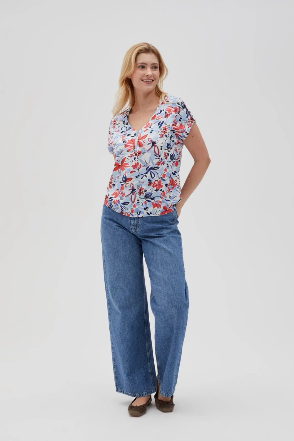 Marisse Women&#039;s Shirt L-Ko-4618 Blue