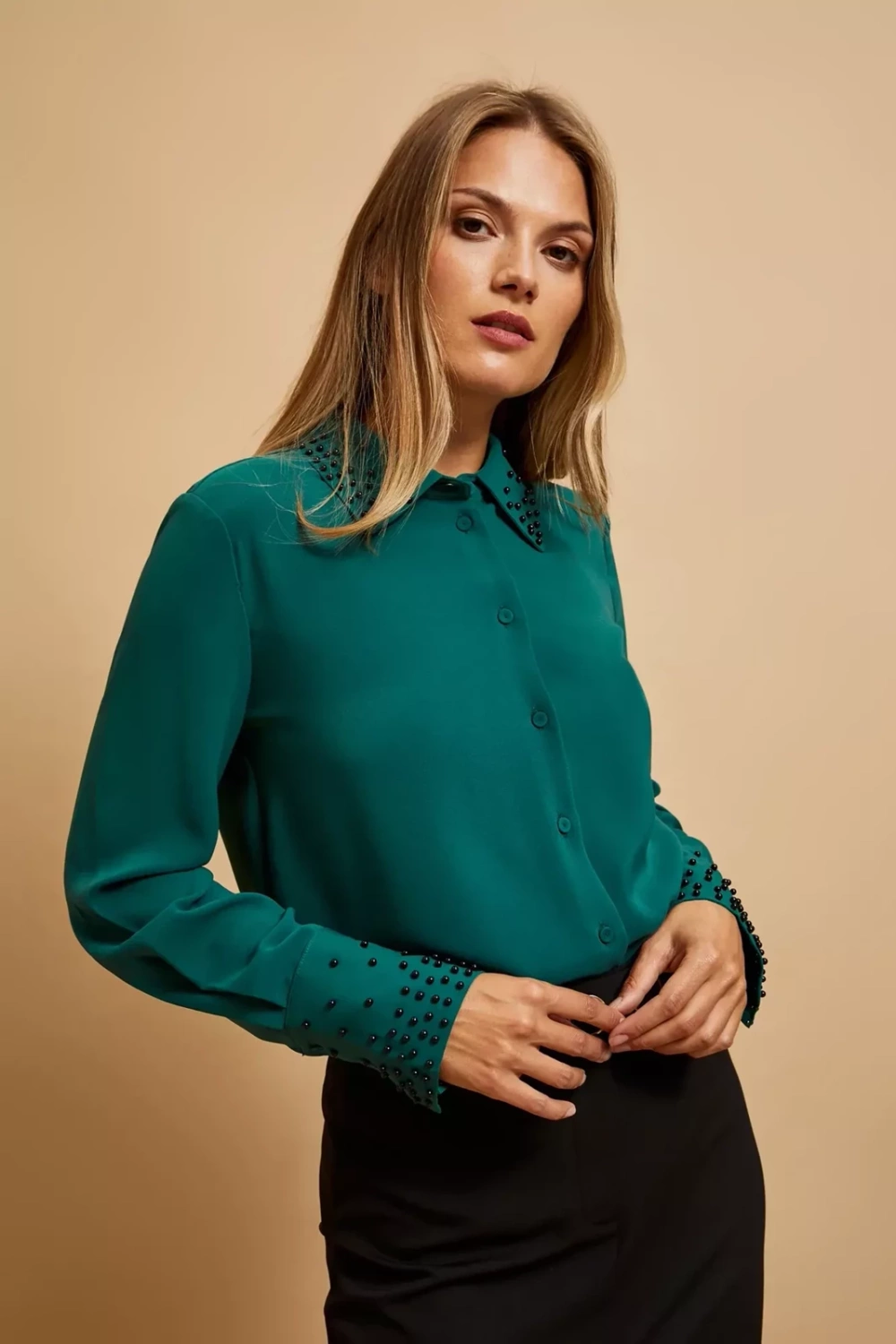 Marisse A Shirt Decorated With Beads