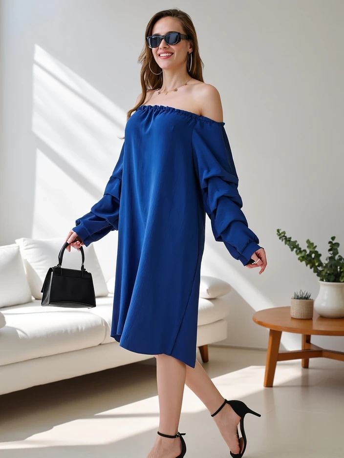 Resti Smooth women's dress a'la Spanish with frills