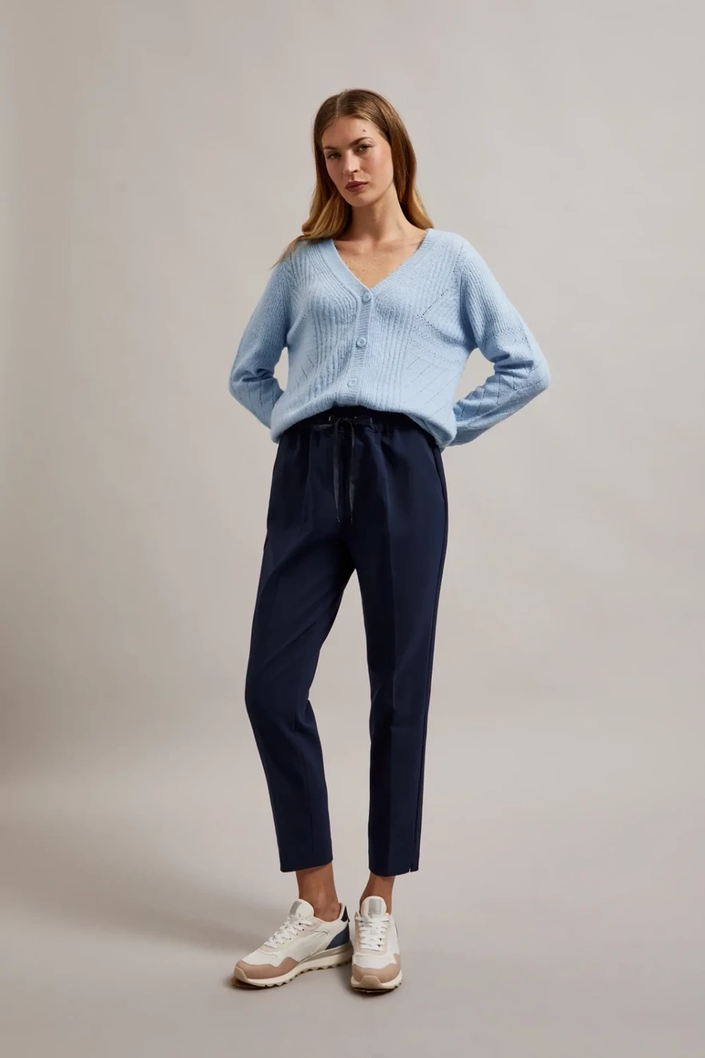 Marisse Womens Trousers Z-Sp-4522 Navy