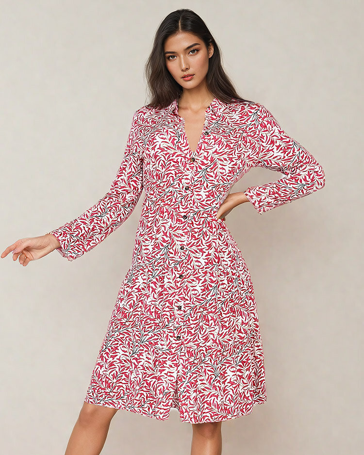 Resti Women's midi dress with print