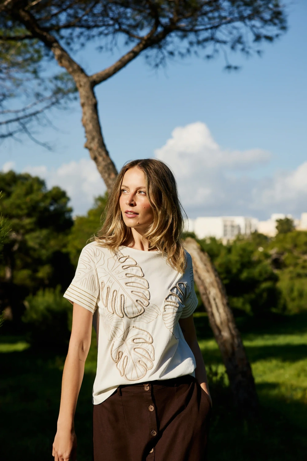 Dámske tričko Marisse Off White