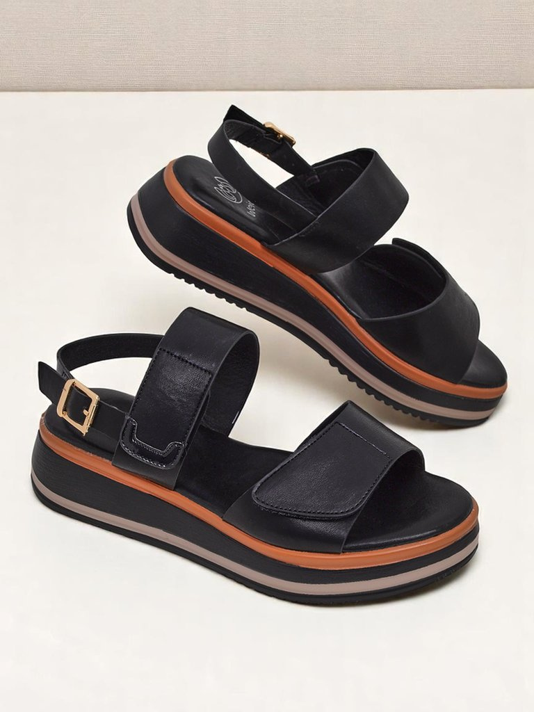 Resti Royal Fashion Women&#039;s Thick-Soled Tulip Sandals