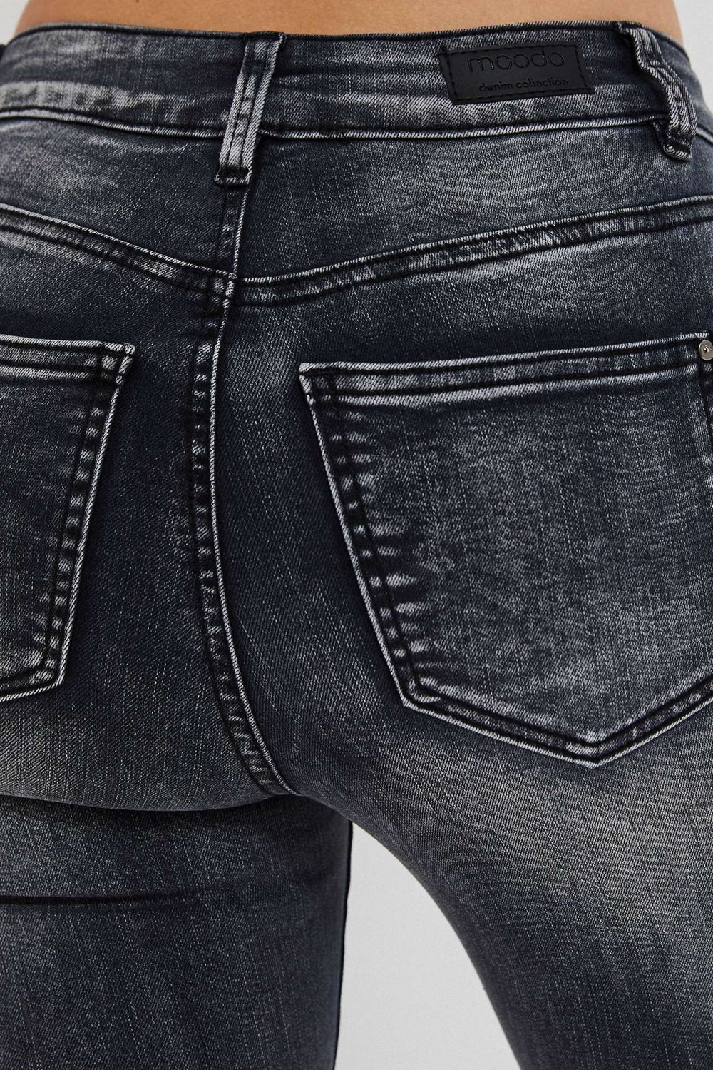 Marisse Medium Waist Jeans L-Je-3713 Graphite