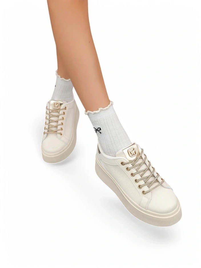 Resti Women's sporty sneakers with decorative laces Eone