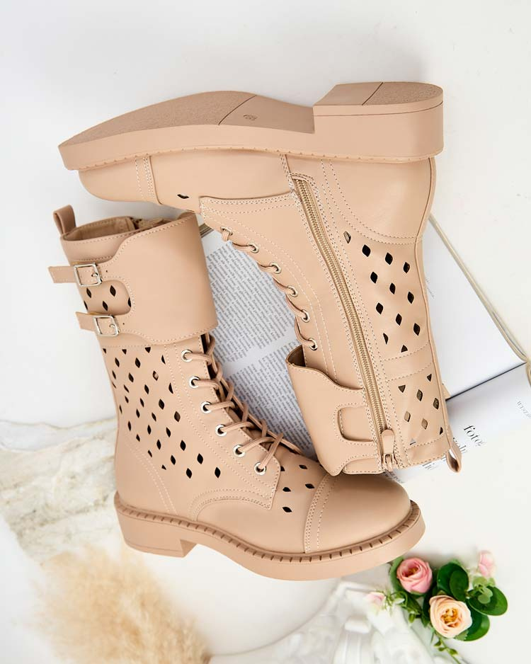 Resti Women&#039;s openwork lace-up boots Belsel