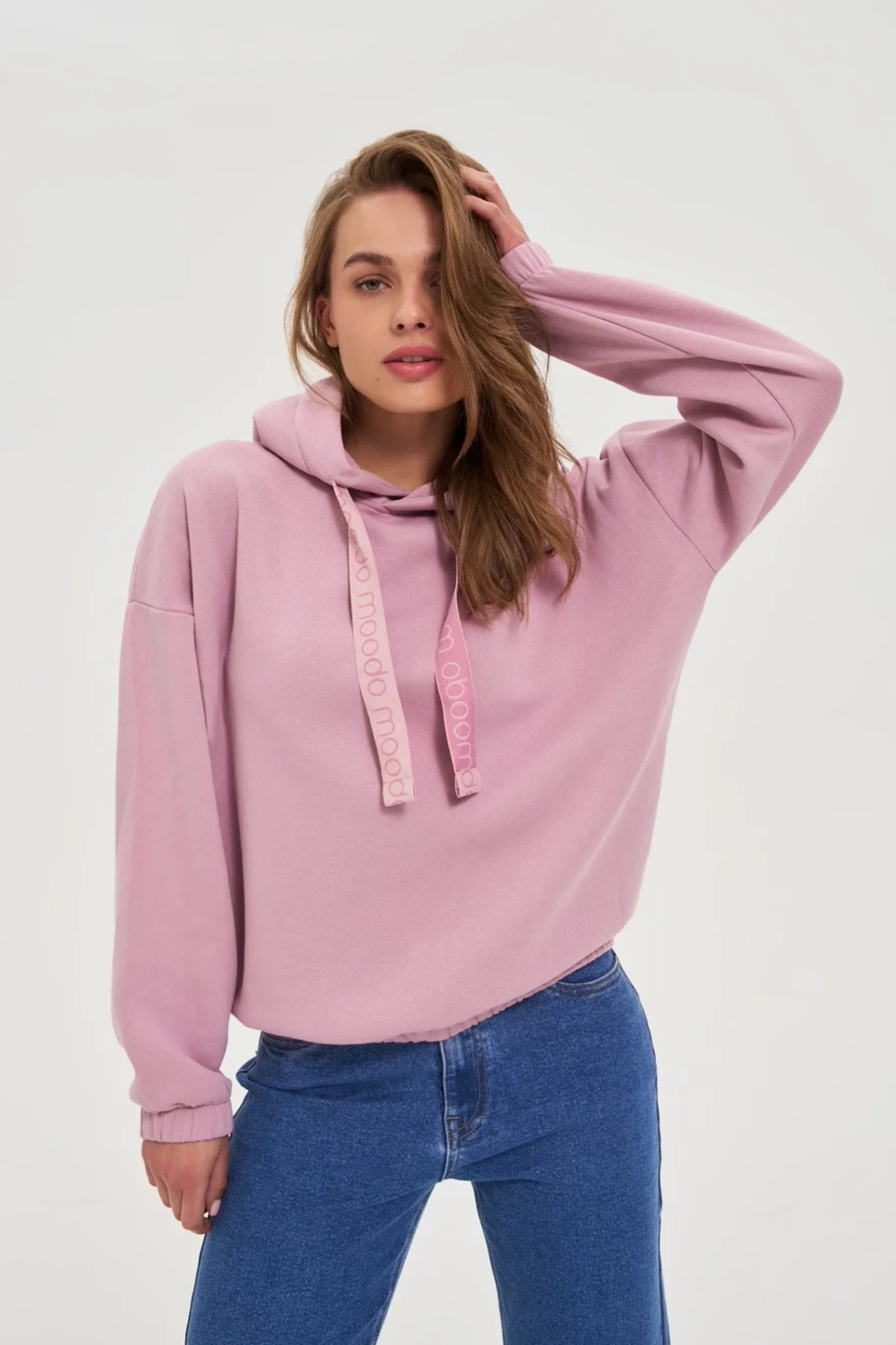Marisse WOMEN&#039;S SWEATSHIRT Z-BL-4812 L.PINK
