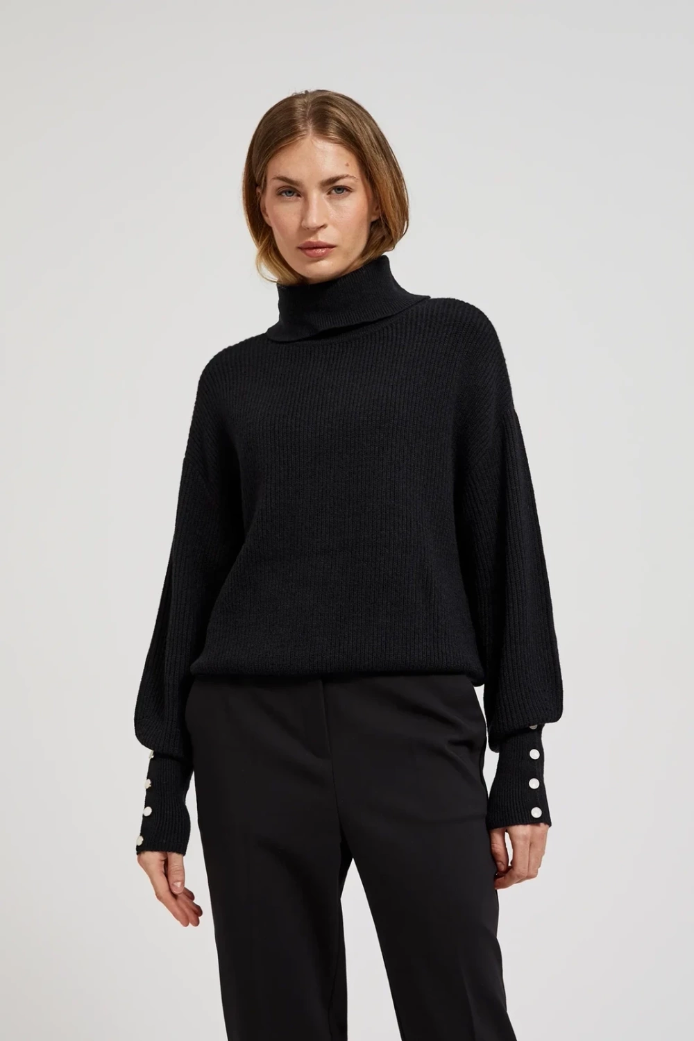 Marisse Women&#039;s Sweater Z-Sw-4556 Black