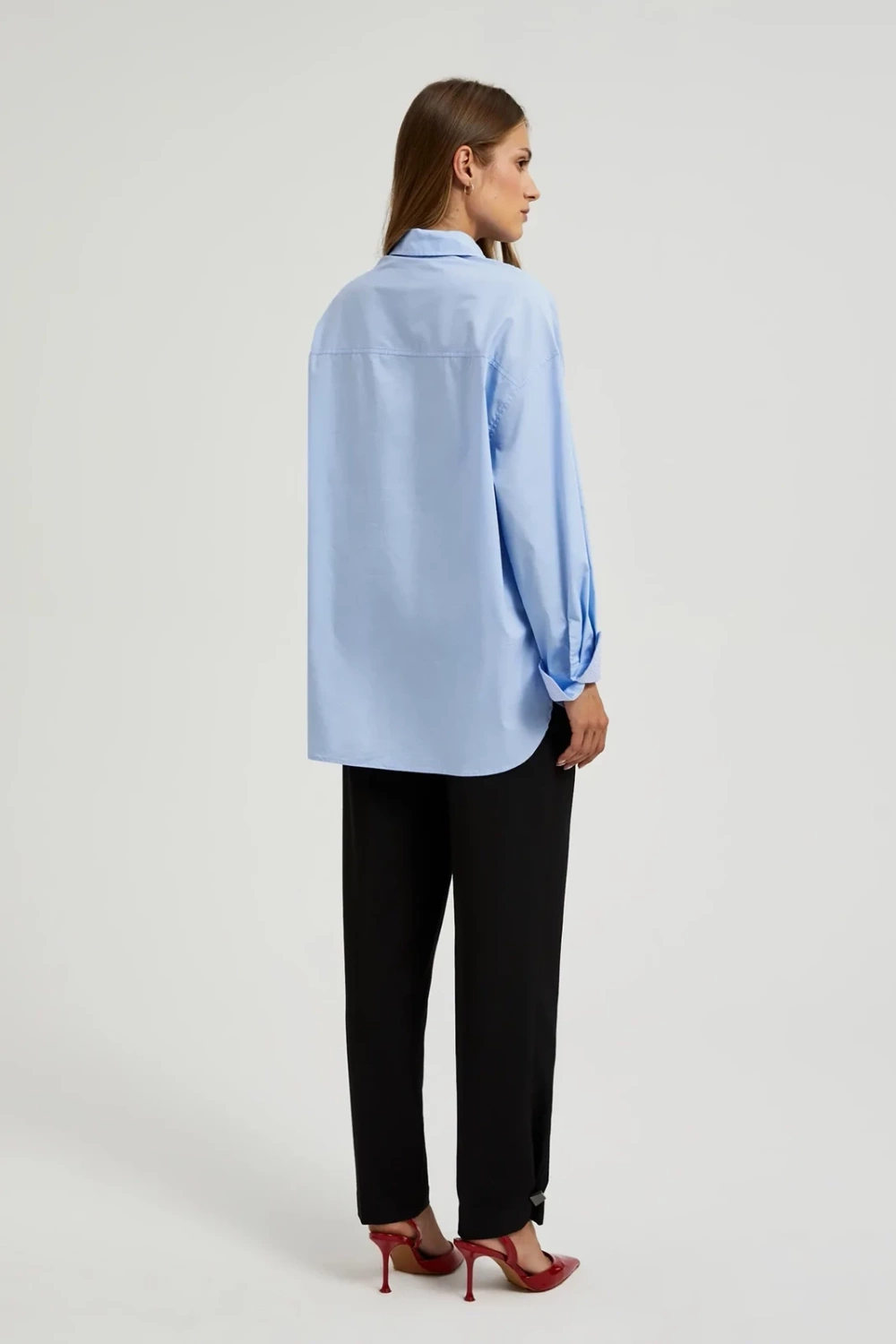 Marisse Women's Shirt L-Ko-4602 Blue