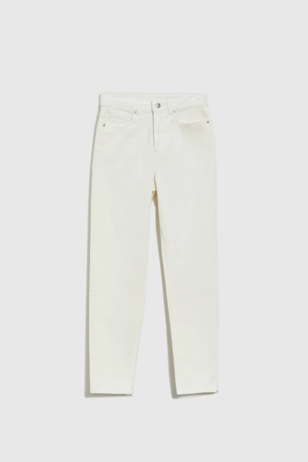 Marisse White Straight Leg Jeans