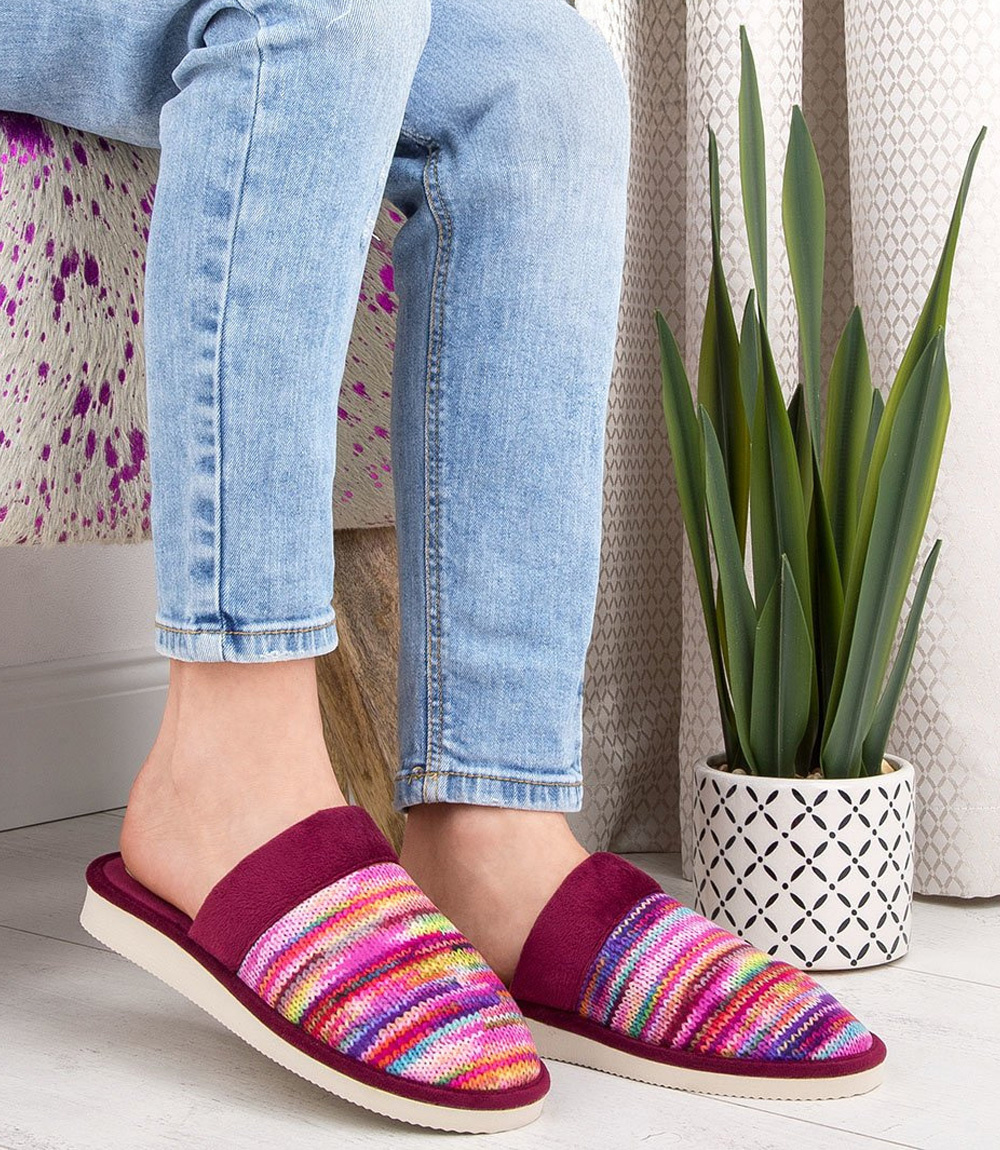 Дамски чехли Natural Style NS-077 лилави