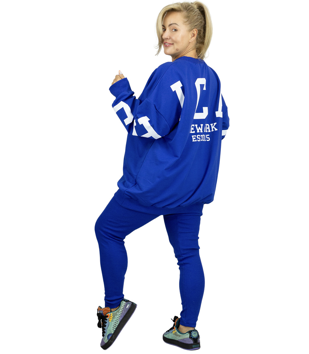 Pri Women's tracksuit loose sweatshirt   ribbed leggings CHICAGO