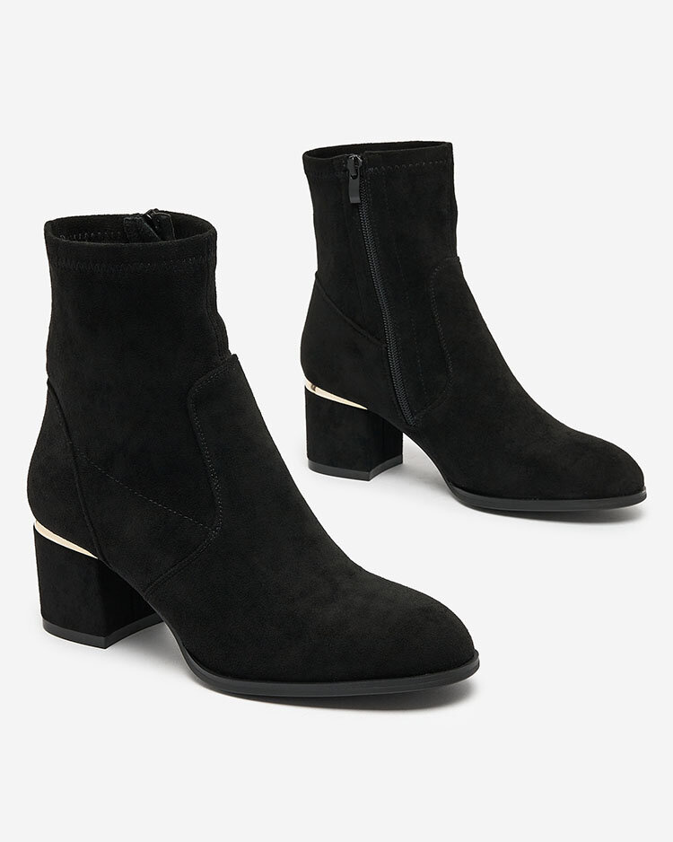 Resti Black women&#039;s low stiletto boots Rejerra