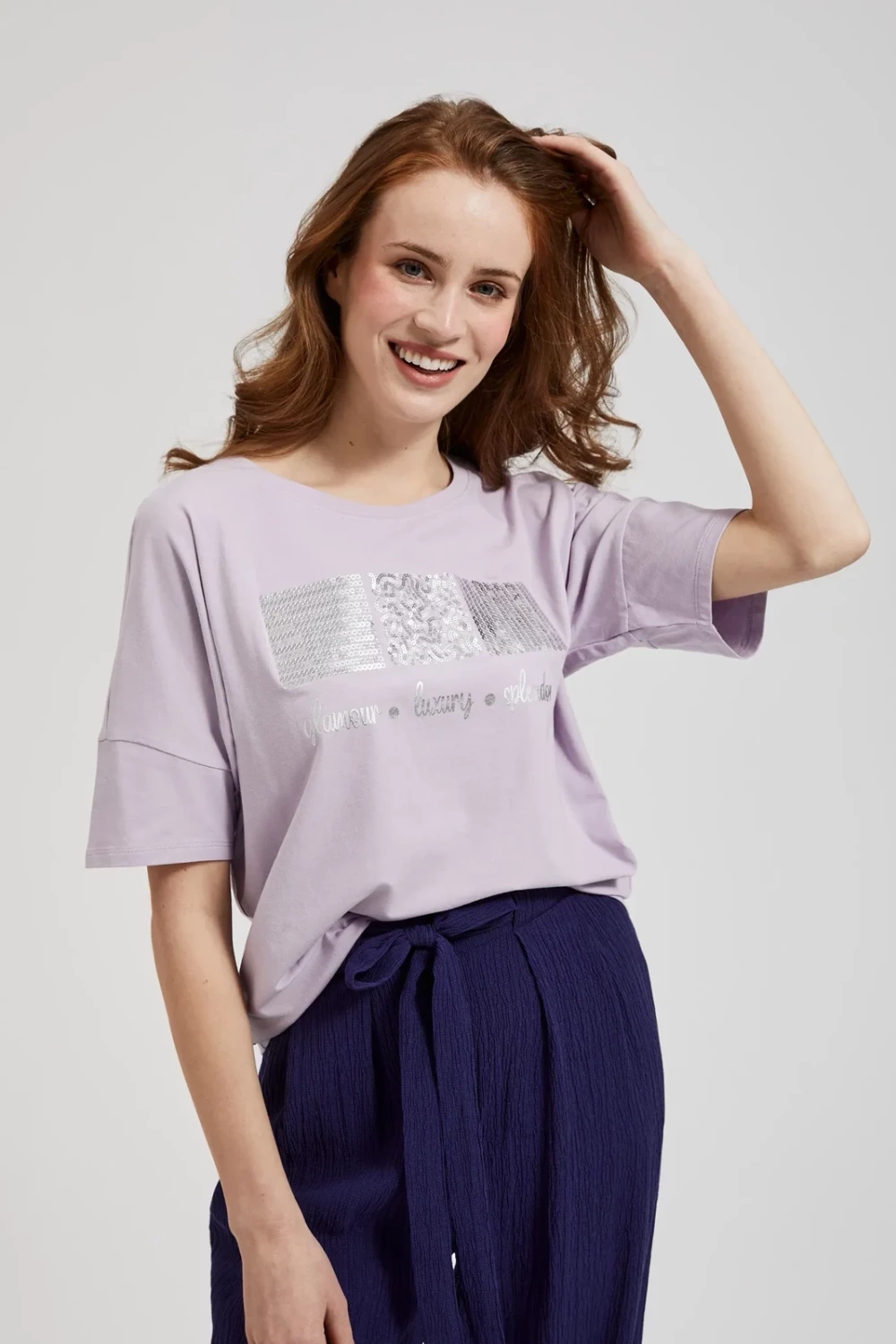 Marisse Women&#039;s Blouse L-Ts-4362 L.Violet